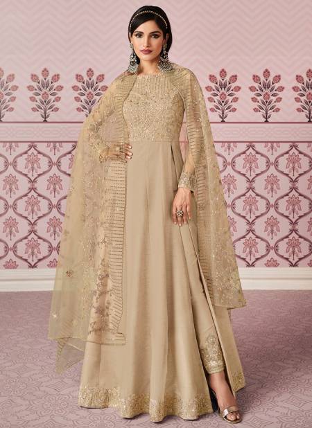 Cream Colour Nitya Heavy Stylish Fancy Festive Wear Designer Salwar Suit Collection 77004